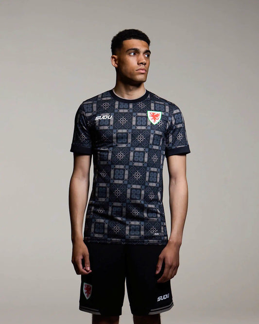 SUDU T-Shirt Wales SUDU 2026-28 Goalkeeper Shirt Black - Adult