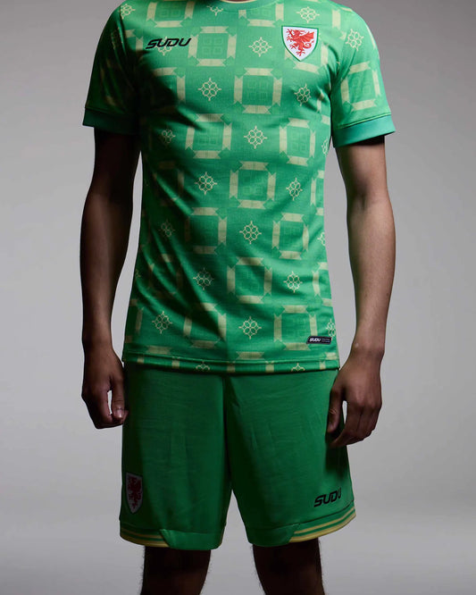 SUDU Shorts Wales SUDU 2026-27 Goalkeeper Short - Green - Adult