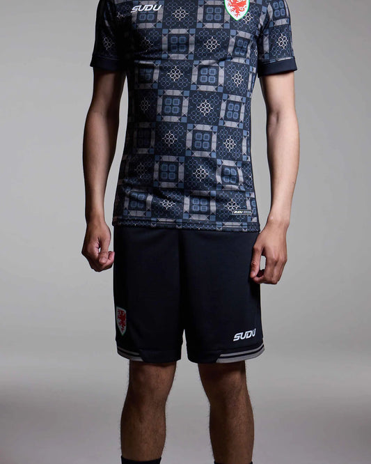 SUDU Shorts Wales SUDU 2026-28 Goalkeeper Short - Black - Adult