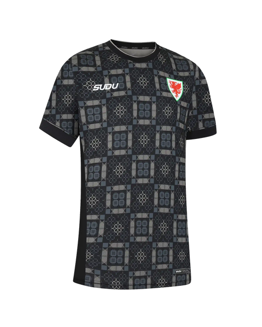 SUDU T-Shirt Wales SUDU 2026-28 Goalkeeper Shirt - Black - Junior