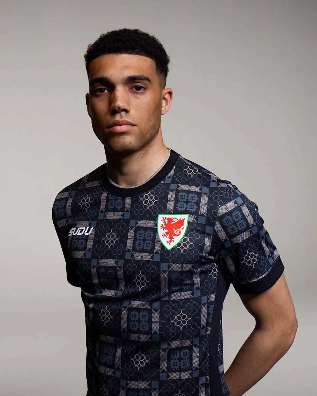 SUDU T-Shirt Wales SUDU 2026-28 Goalkeeper Shirt Black - Adult