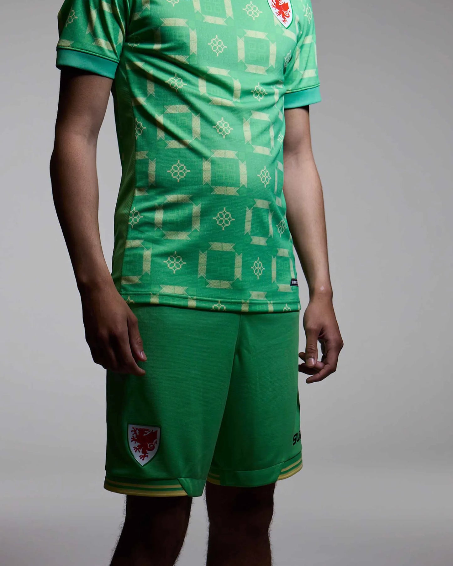 SUDU Shorts Wales SUDU 2026-27 Goalkeeper Short - Green - Adult