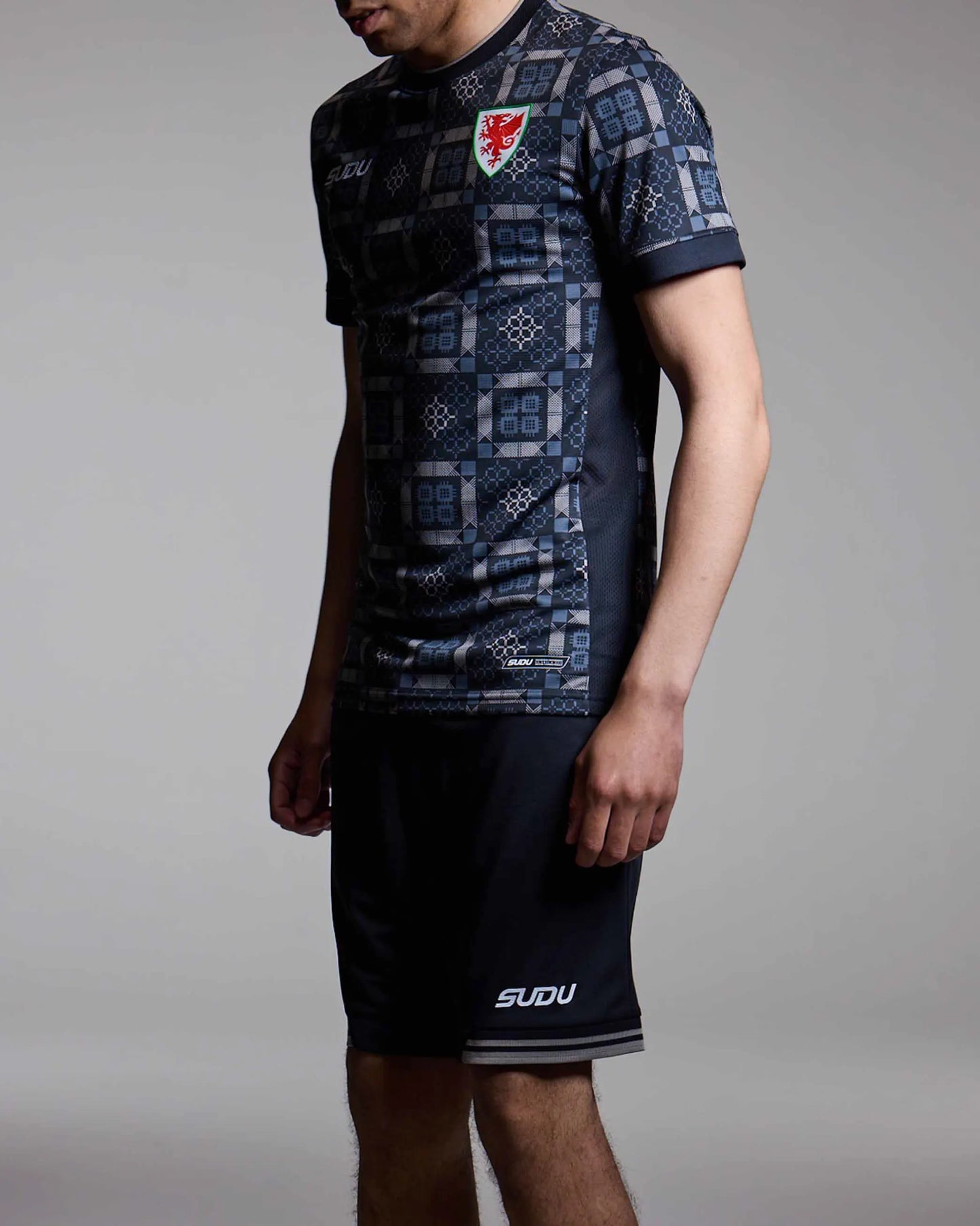 SUDU Shorts Wales SUDU 2026-28 Goalkeeper Short  - Black - Adult