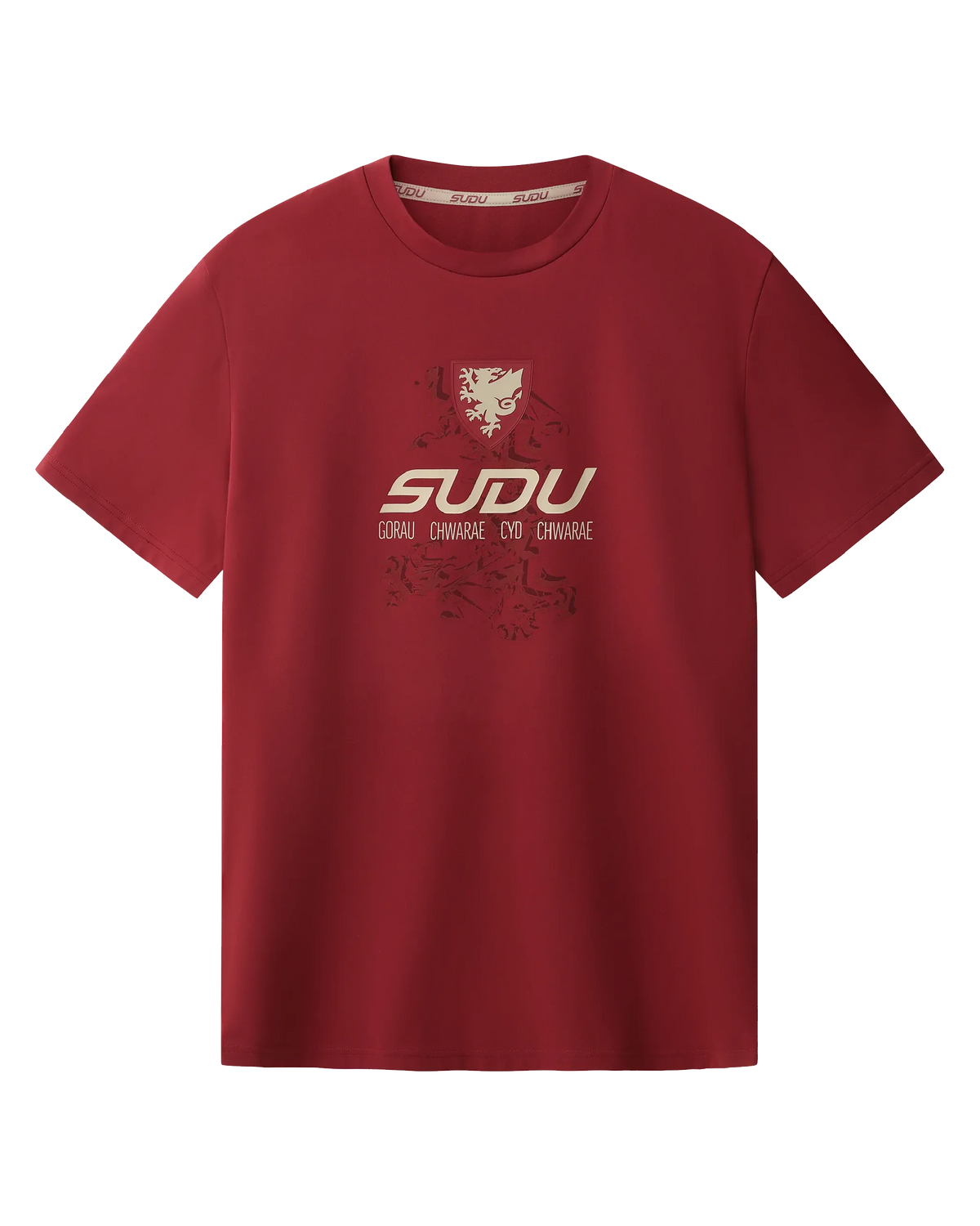 SUDU T-Shirt Wales SUDU 2026-28 Players Home Travel Logo T-Shirt