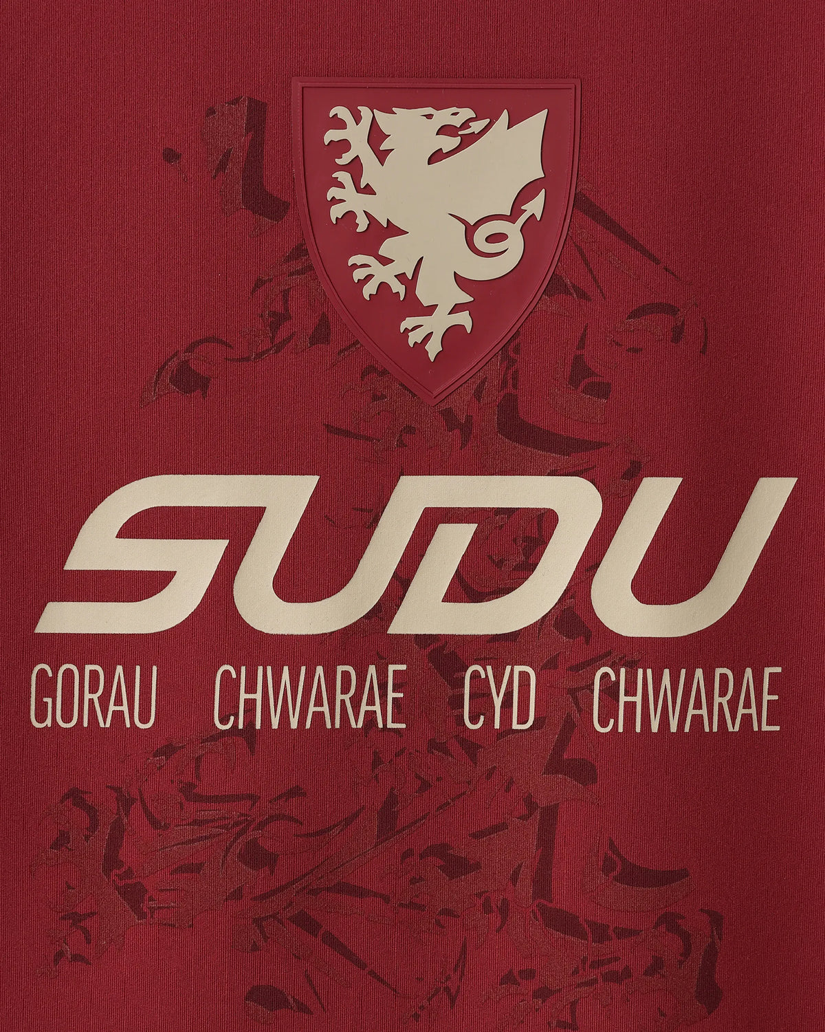 SUDU T-Shirt Wales SUDU 2026-28 Players Home Travel Logo T-Shirt