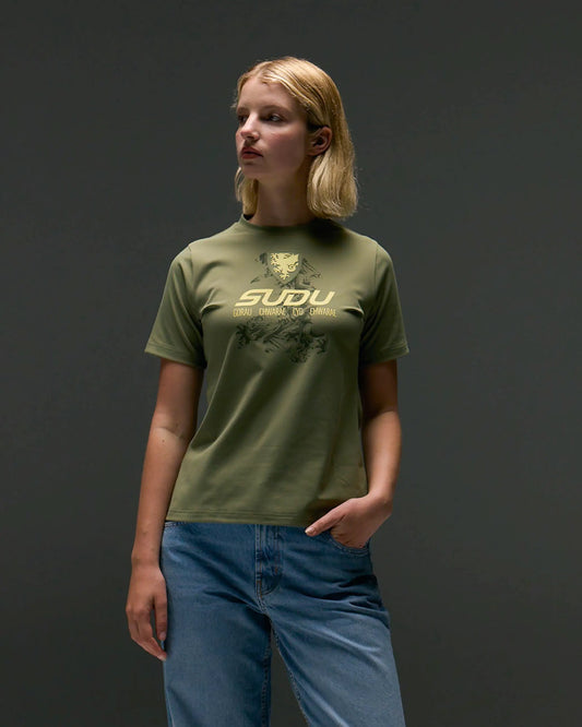 SUDU T-Shirt Wales SUDU 2026-27 Players Away Travel Logo T-Shirt - Womens