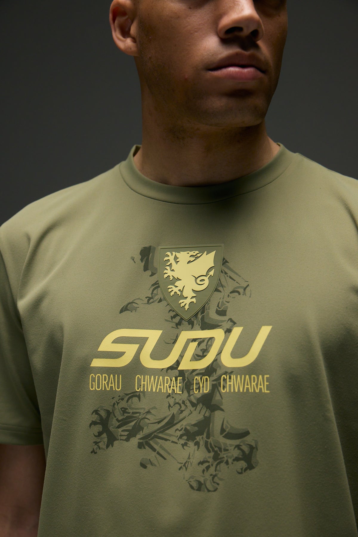 SUDU T-Shirt Wales SUDU 2026-27 Players Away Travel Logo T-Shirt