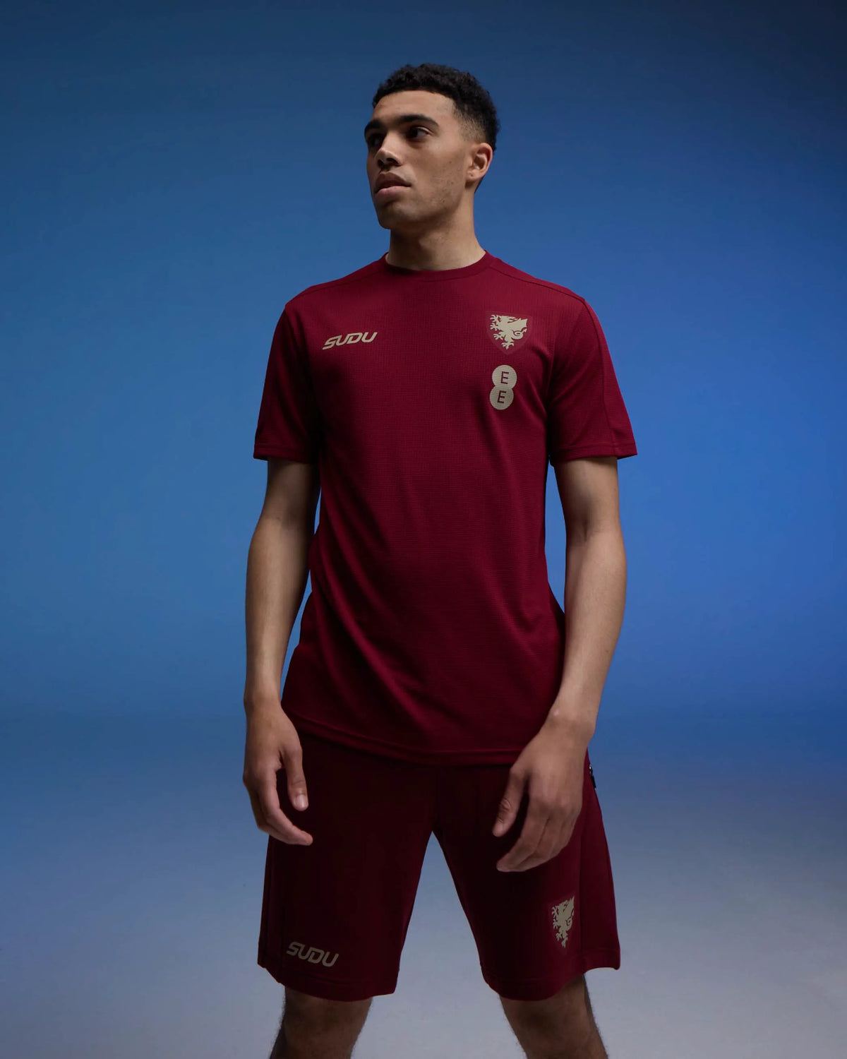 SUDU T-Shirt Wales SUDU 2026-28 Players Home Travel T-Shirt