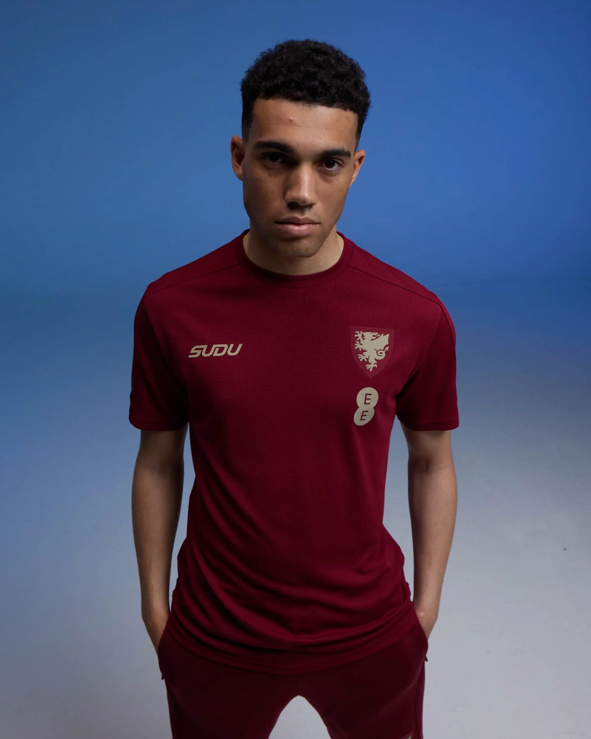 SUDU T-Shirt Wales SUDU 2026-28 Players Home Travel T-Shirt