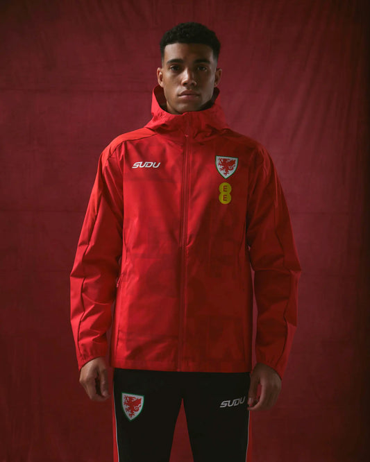 SUDU Jacket Wales SUDU 2026-28 Home Pre Match Lightweight Jacket