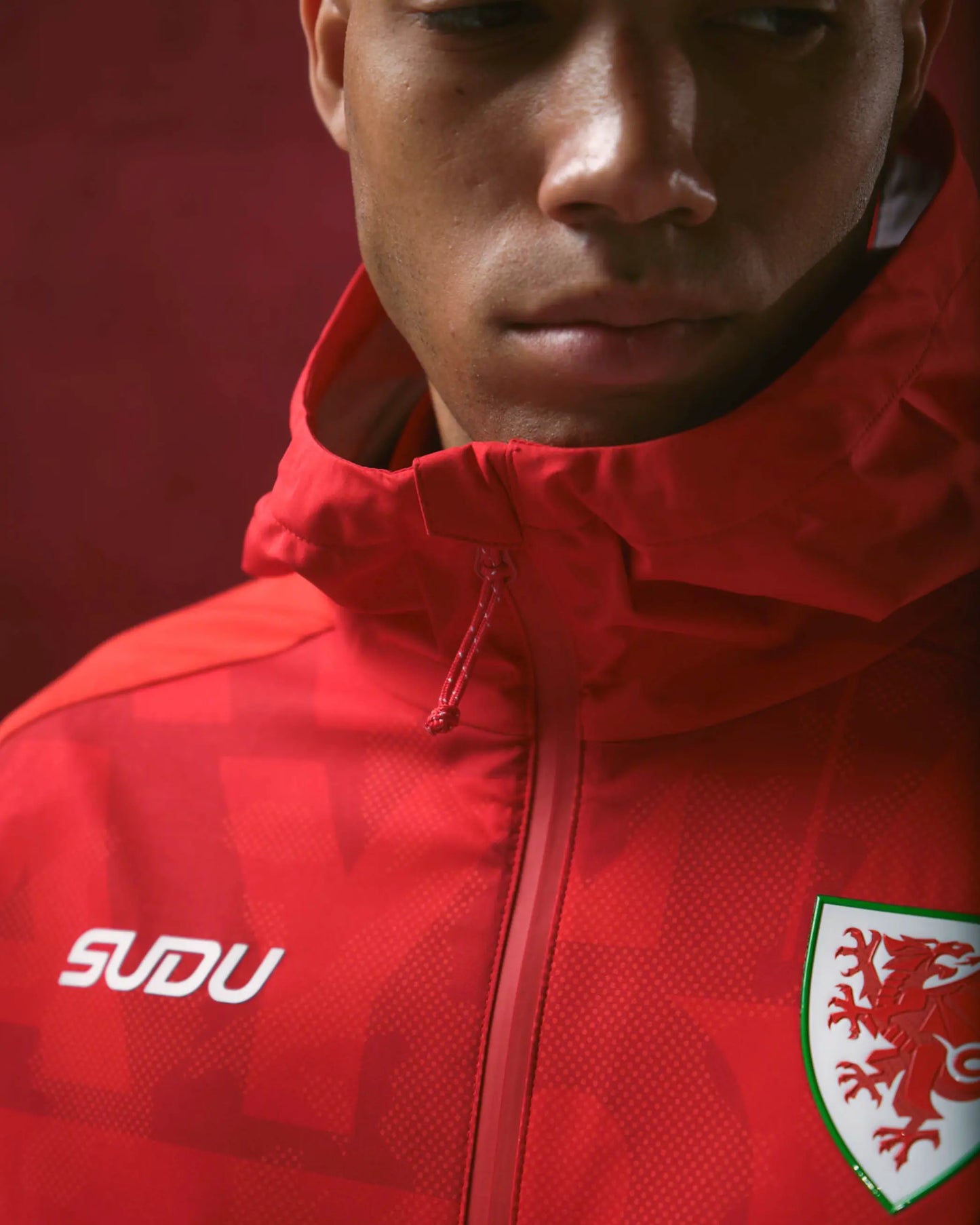SUDU Jacket Wales SUDU 2026-28 Home Pre Match Lightweight Jacket