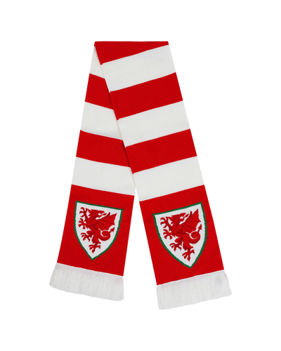 The Official Wales Football Store Scarf Bar Scarf - Red/White