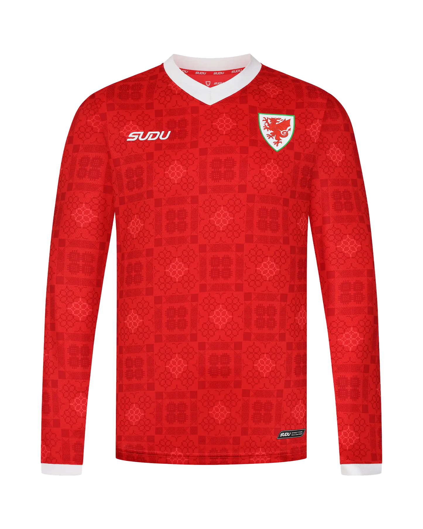 SUDU Long Sleeve T-Shirt Wales SUDU 2026-28 Home Shirt - Adult - Long Sleeve
