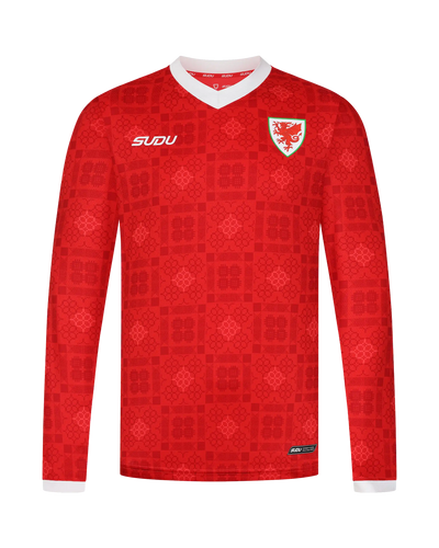 SUDU Long Sleeve T-Shirt Wales SUDU 2026-28 Home Shirt - Adult - Long Sleeve