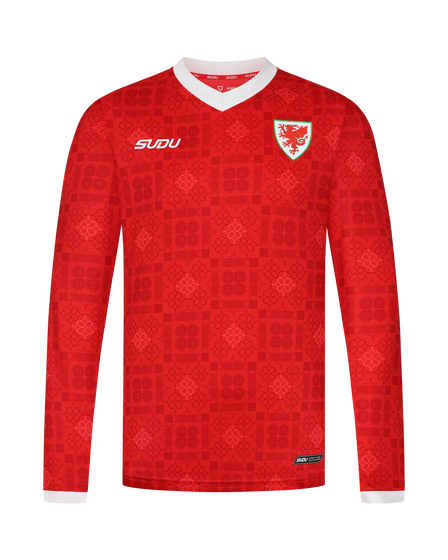 SUDU Long Sleeve T-Shirt Wales SUDU 2026-28 Home Shirt - Adult - Long Sleeve