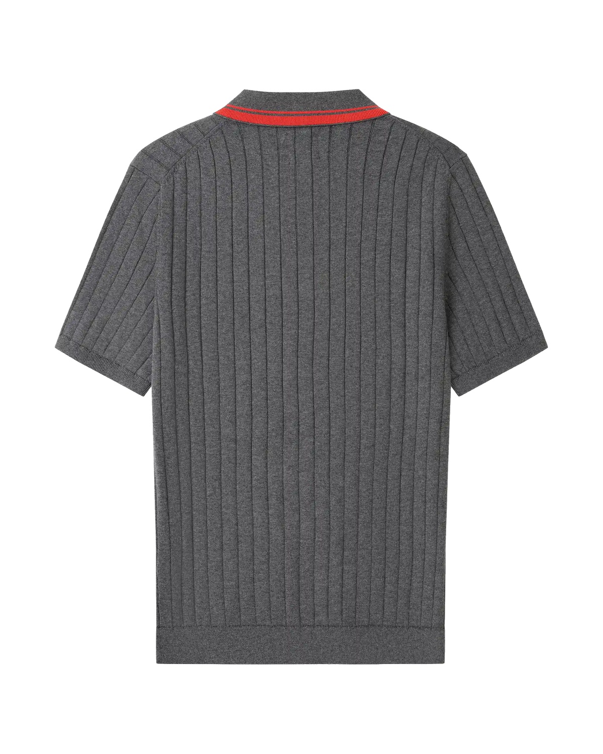 SUDU Polo 1876 Knitted Polo - Charcoal
