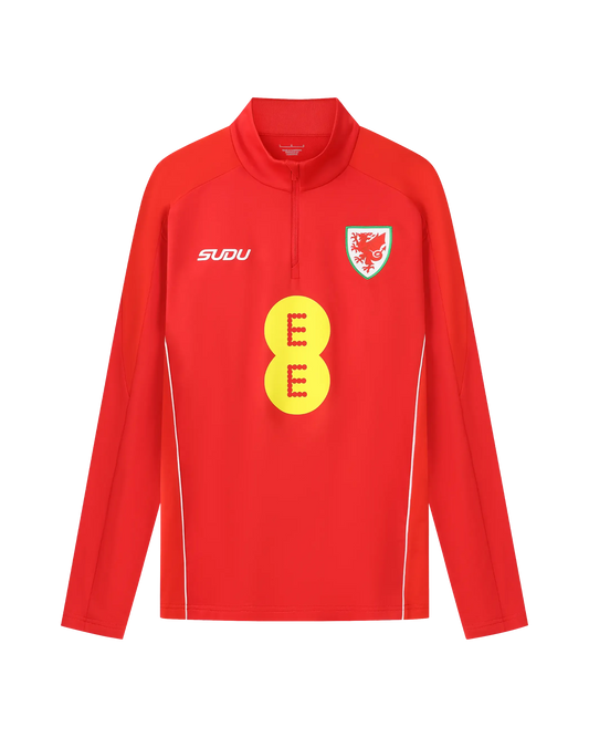 SUDU 1/4 Zip Wales SUDU 2026-28 Players Home Training 1/4 Zip - Junior