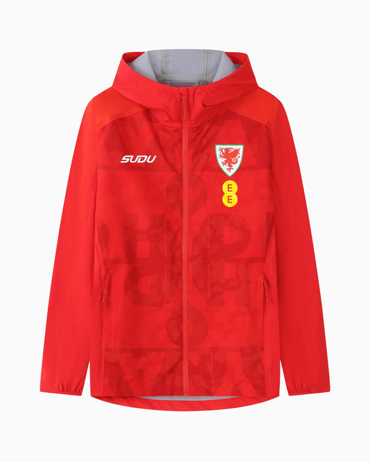 SUDU Jacket Wales SUDU 2026-28 Home Pre Match Lightweight Jacket