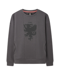 SUDU Sweatshirt Draig Crest Sweat - Charcoal