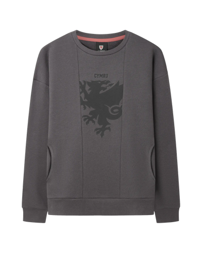 SUDU Sweatshirt Draig Crest Sweat - Charcoal