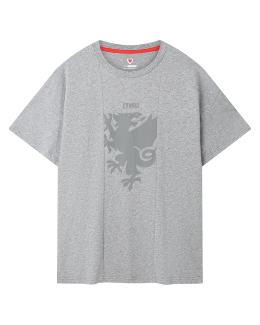 SUDU T-Shirt Draig Crest T-Shirt - Grey