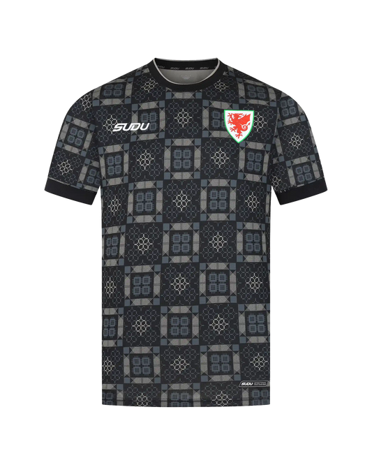 SUDU T-Shirt Wales SUDU 2026-28 Goalkeeper Shirt - Black - Junior