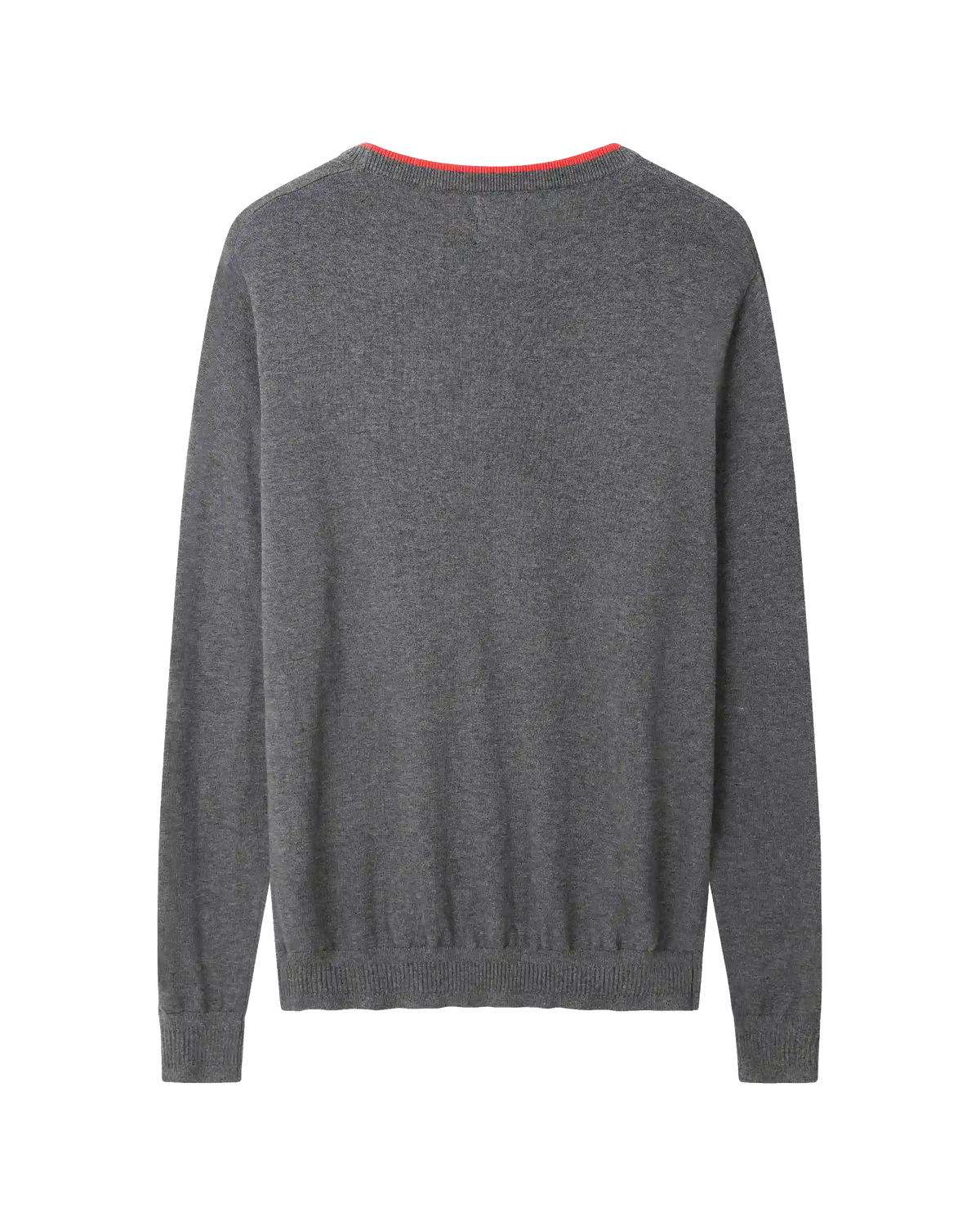 SUDU Sweatshirt 1876 Knitted Crew Neck Sweat - Charcoal