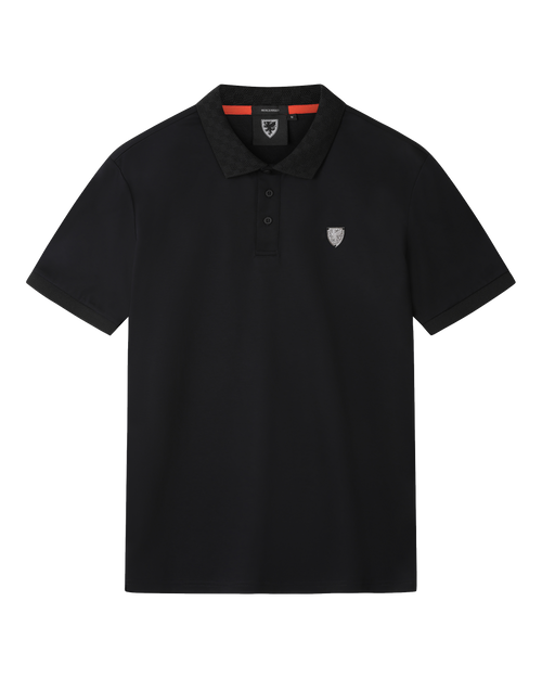 SUDU Polo 1876 Cotton Polo - Black