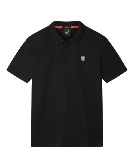 SUDU Polo 1876 Cotton Polo - Black
