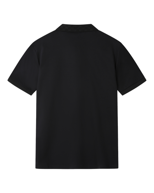 SUDU Polo 1876 Cotton Polo - Black