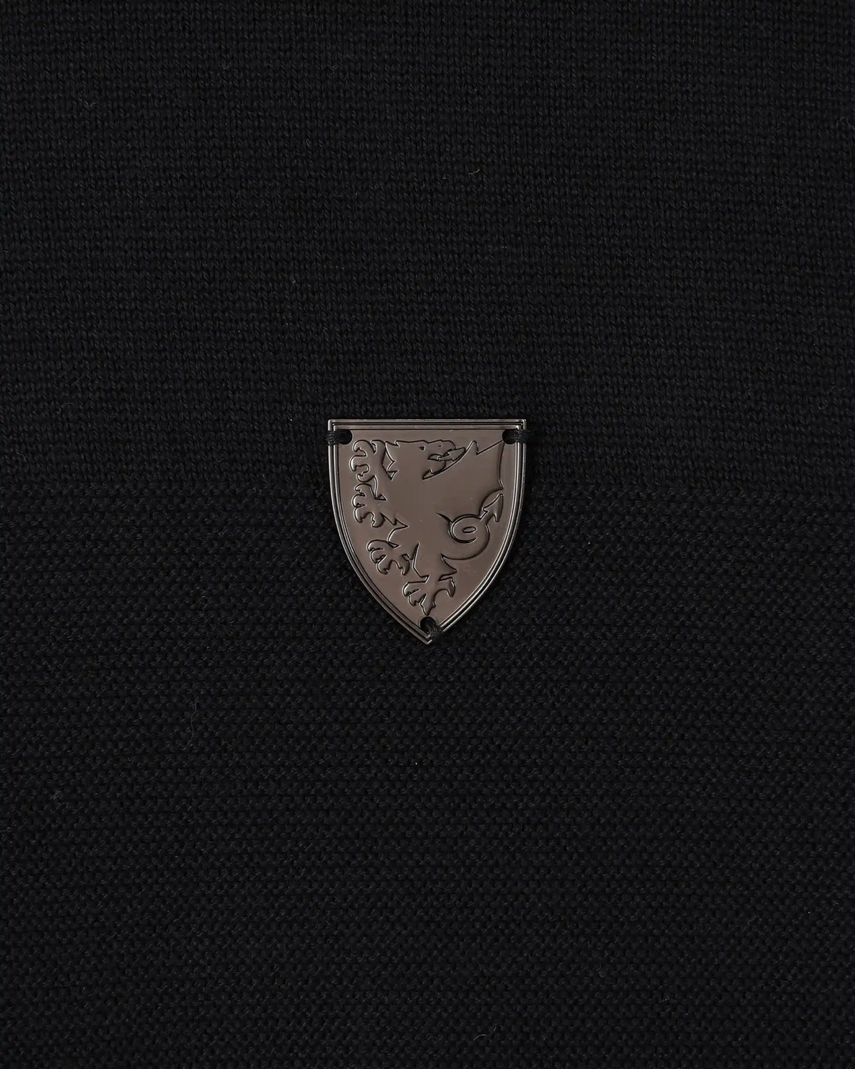SUDU 1/4 Zip 1876 Knitted 1/4 Zip - Black
