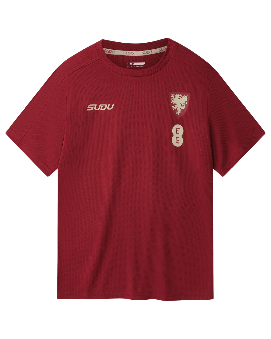 SUDU T-Shirt Wales SUDU 2026-28 Players Home Travel T-Shirt - Womens