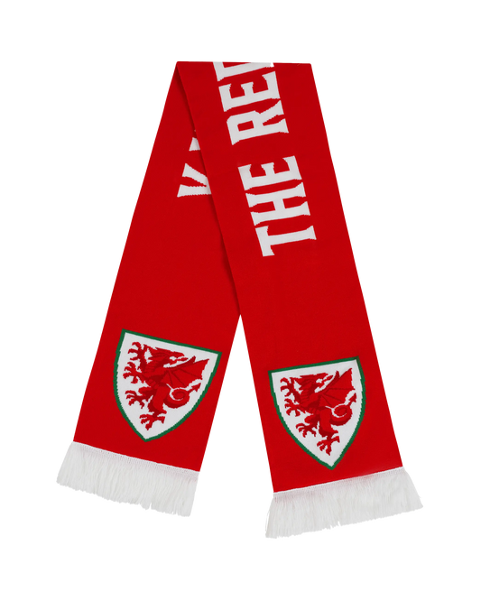 The Official Wales Football Store Scarf The Red Wall Bar Scarf