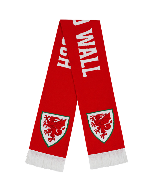 The Official Wales Football Store Scarf The Red Wall Bar Scarf