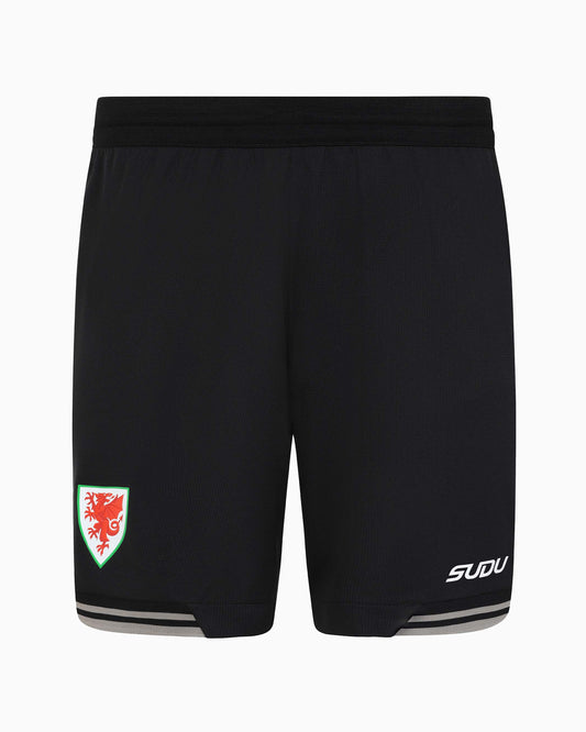 SUDU Shorts Wales SUDU 2026-28 Goalkeeper Short  - Black - Adult
