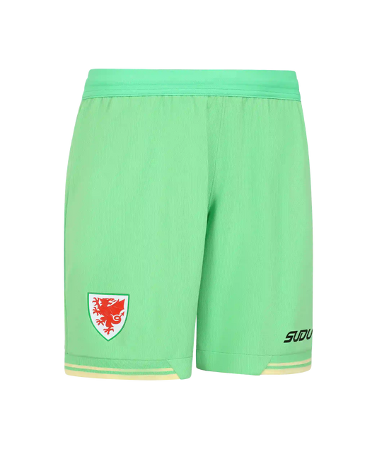 SUDU Shorts Wales SUDU 2026-27 Goalkeeper Short - Green - Junior