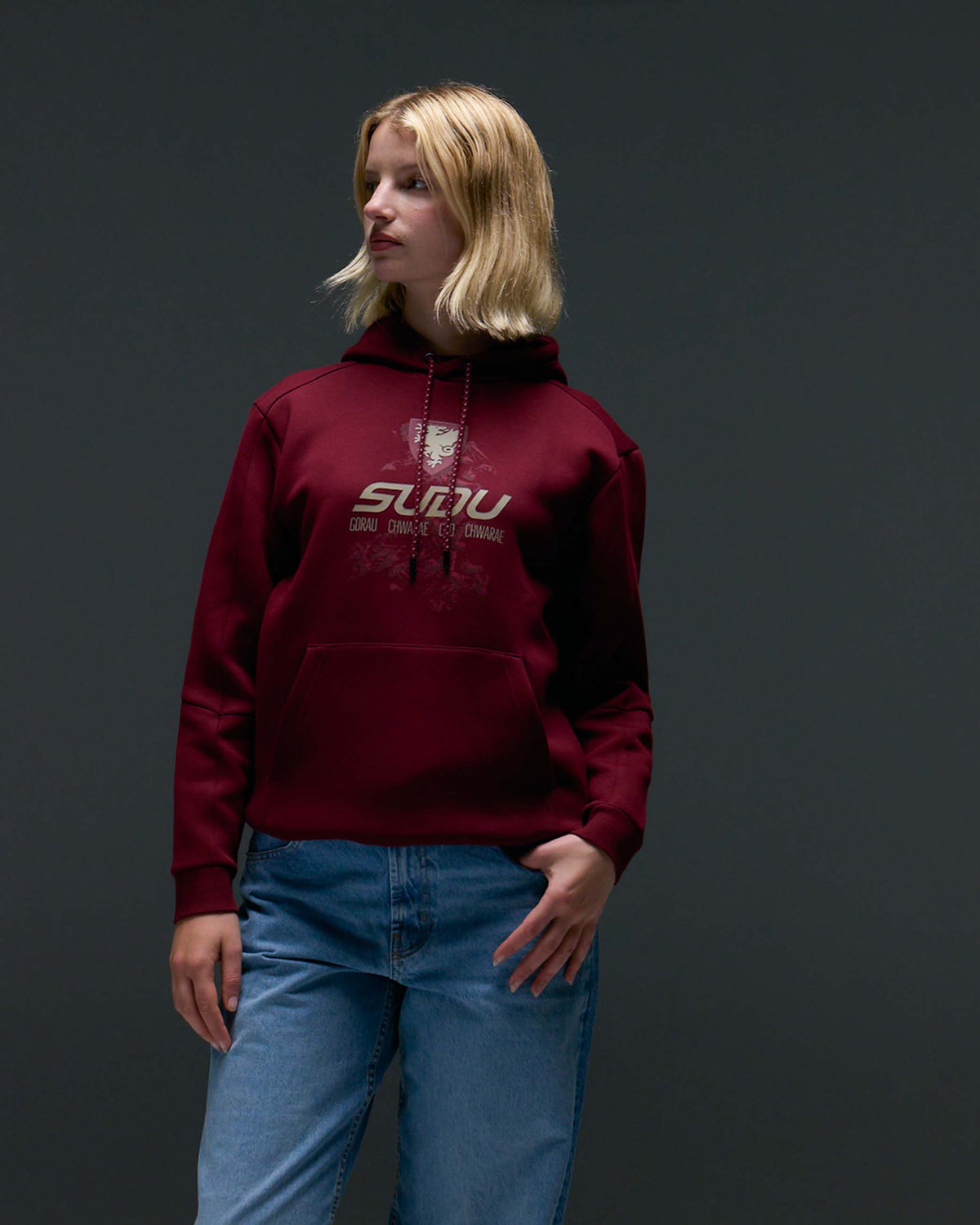 SUDU Hoodie Wales SUDU 2026-28 Players Home Travel Hoodie - Womens