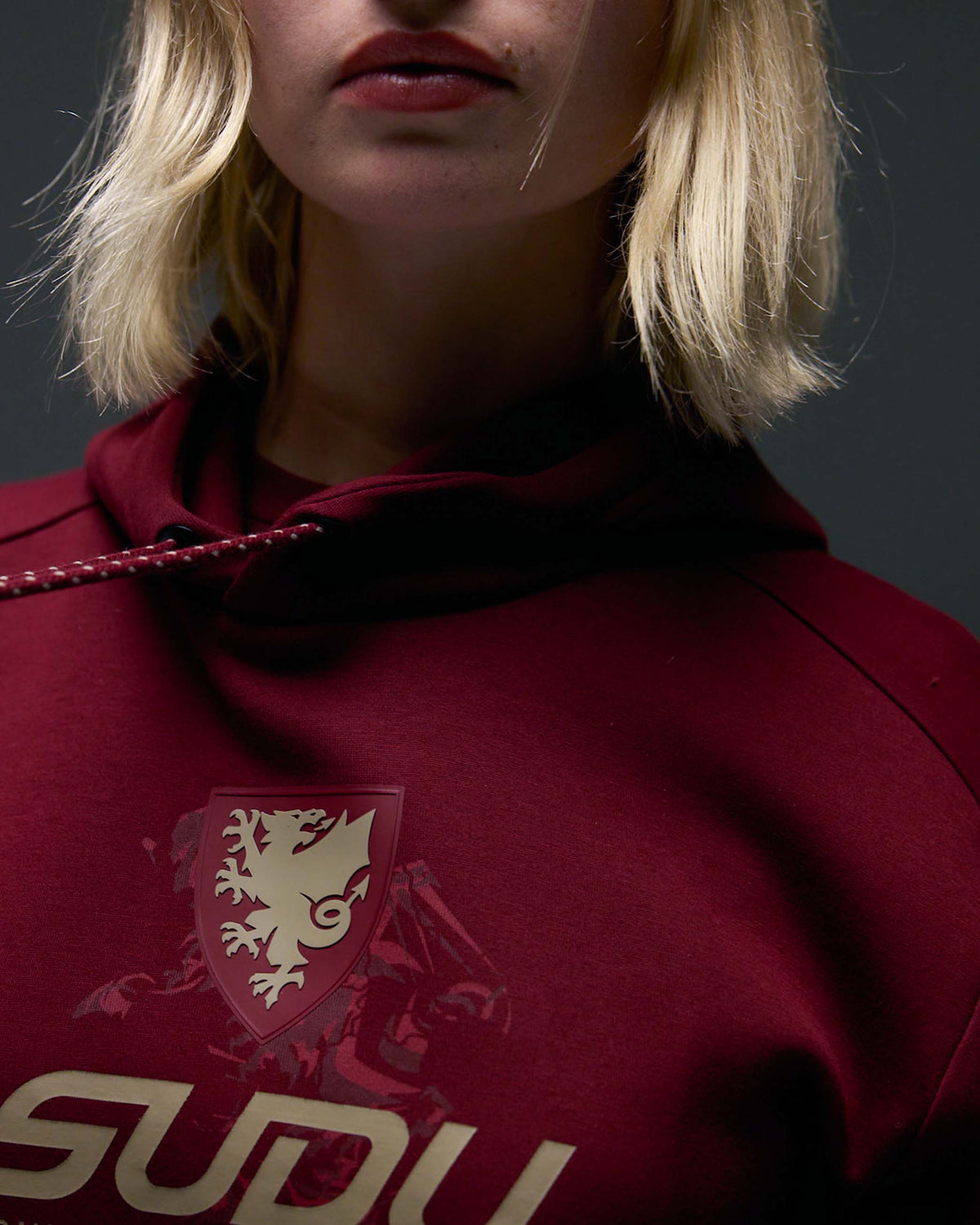 SUDU Hoodie Wales SUDU 2026-28 Players Home Travel Hoodie - Womens