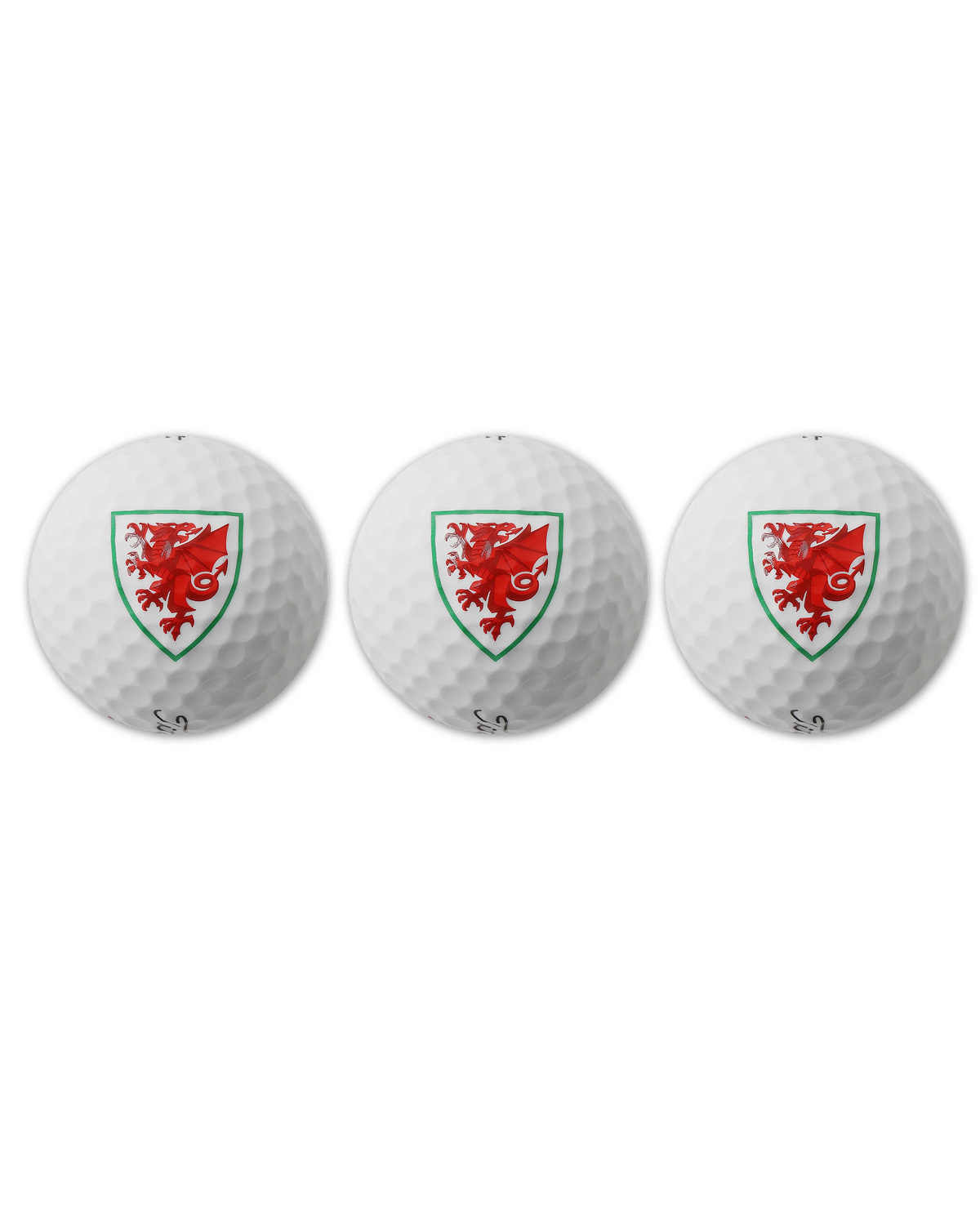 The Official Wales Football Store Golf Balls Titleist Tru Feel Golf Balls - 3 Pack