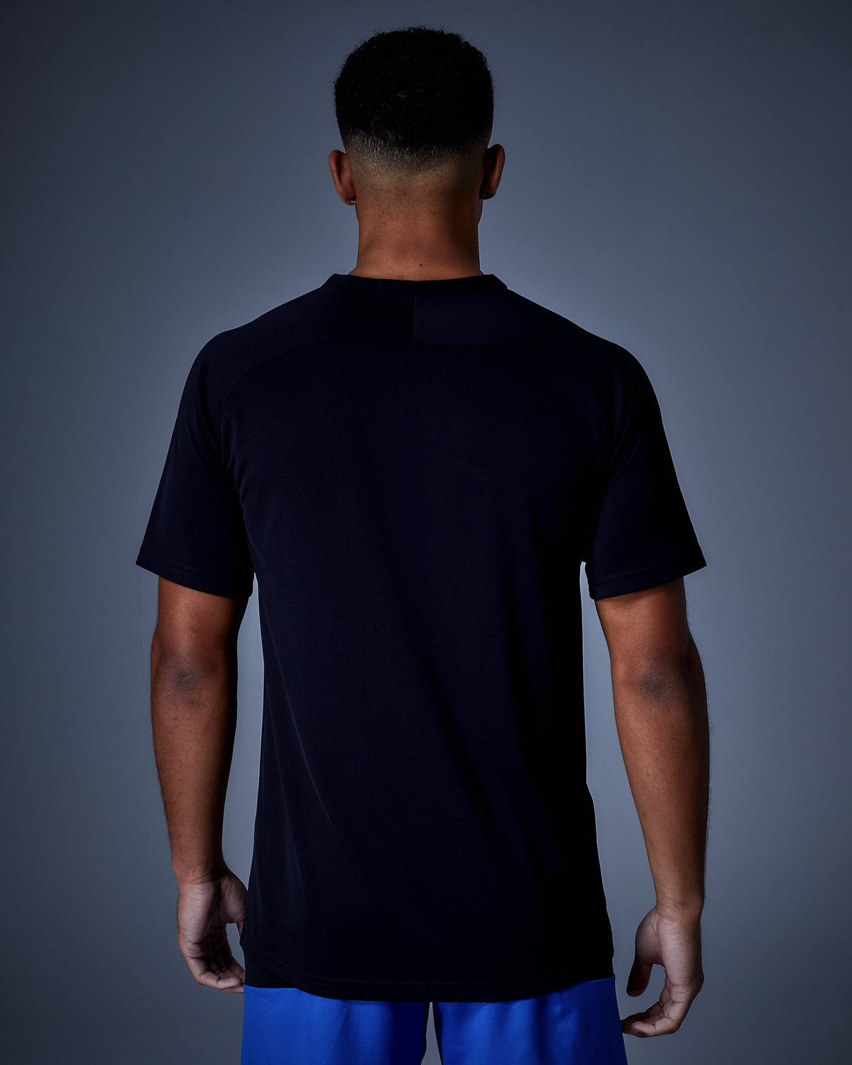 SUDU Short Sleeve T-Shirt SPT 01 Play Logo T-Shirt - Black
