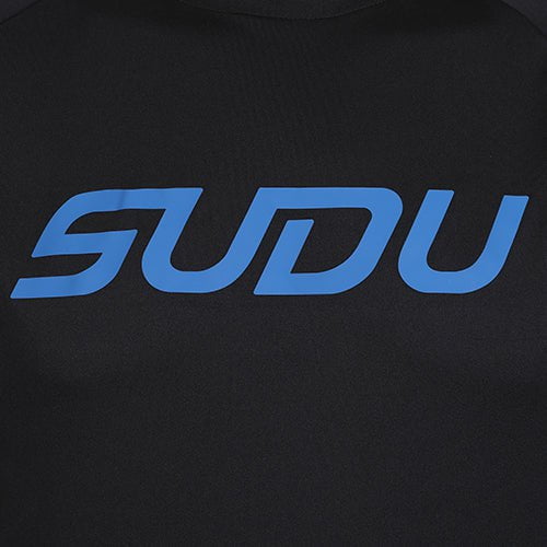 SUDU Short Sleeve T-Shirt SPT 01 Play Logo T-Shirt - Black