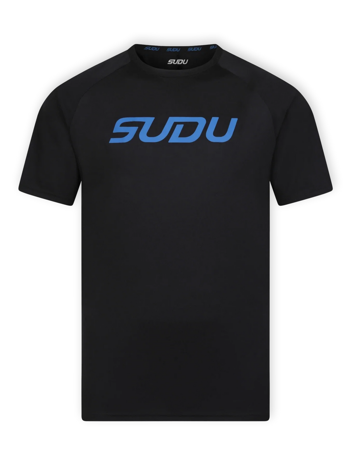 SUDU Short Sleeve T-Shirt SPT 01 Play Logo T-Shirt - Black