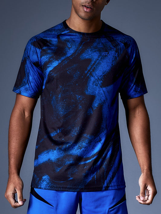 SUDU Short Sleeve T-Shirt SPT 01 Play T-Shirt - Black/Blue