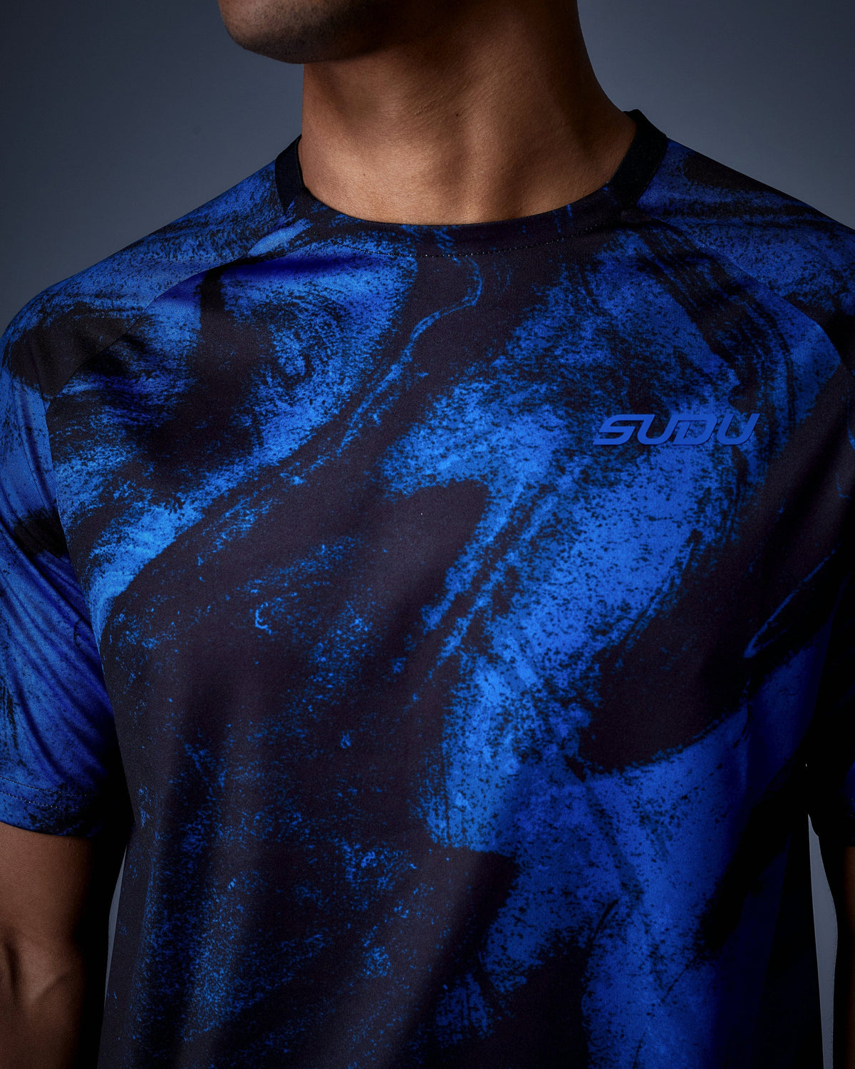 SUDU Short Sleeve T-Shirt SPT 01 Play T-Shirt - Black/Blue