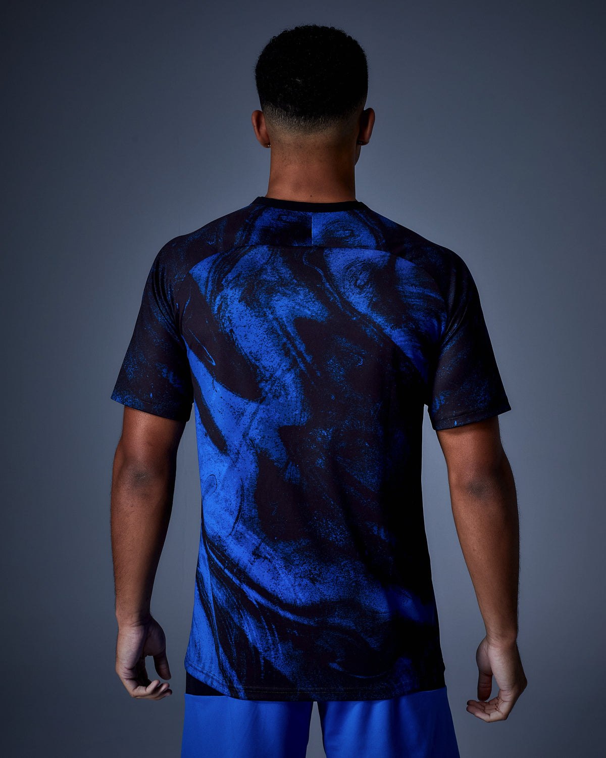 SUDU Short Sleeve T-Shirt SPT 01 Play T-Shirt - Black/Blue