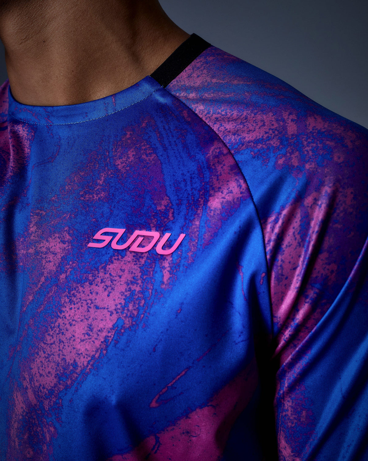 SUDU Short Sleeve T-Shirt SPT 01 Play T-Shirt - Blue/Pink