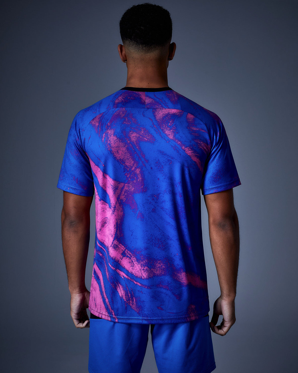 SUDU Short Sleeve T-Shirt SPT 01 Play T-Shirt - Blue/Pink
