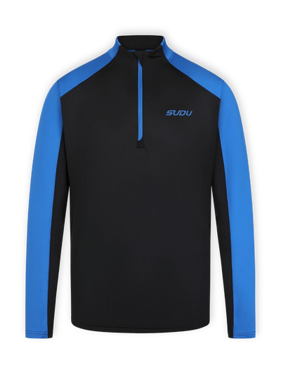 SUDU 1/4 Zip SPZ 01 Play 1/4 Zip - Blue/Black