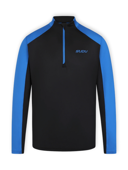 SUDU 1/4 Zip SPZ 01 Play 1/4 Zip - Blue/Black
