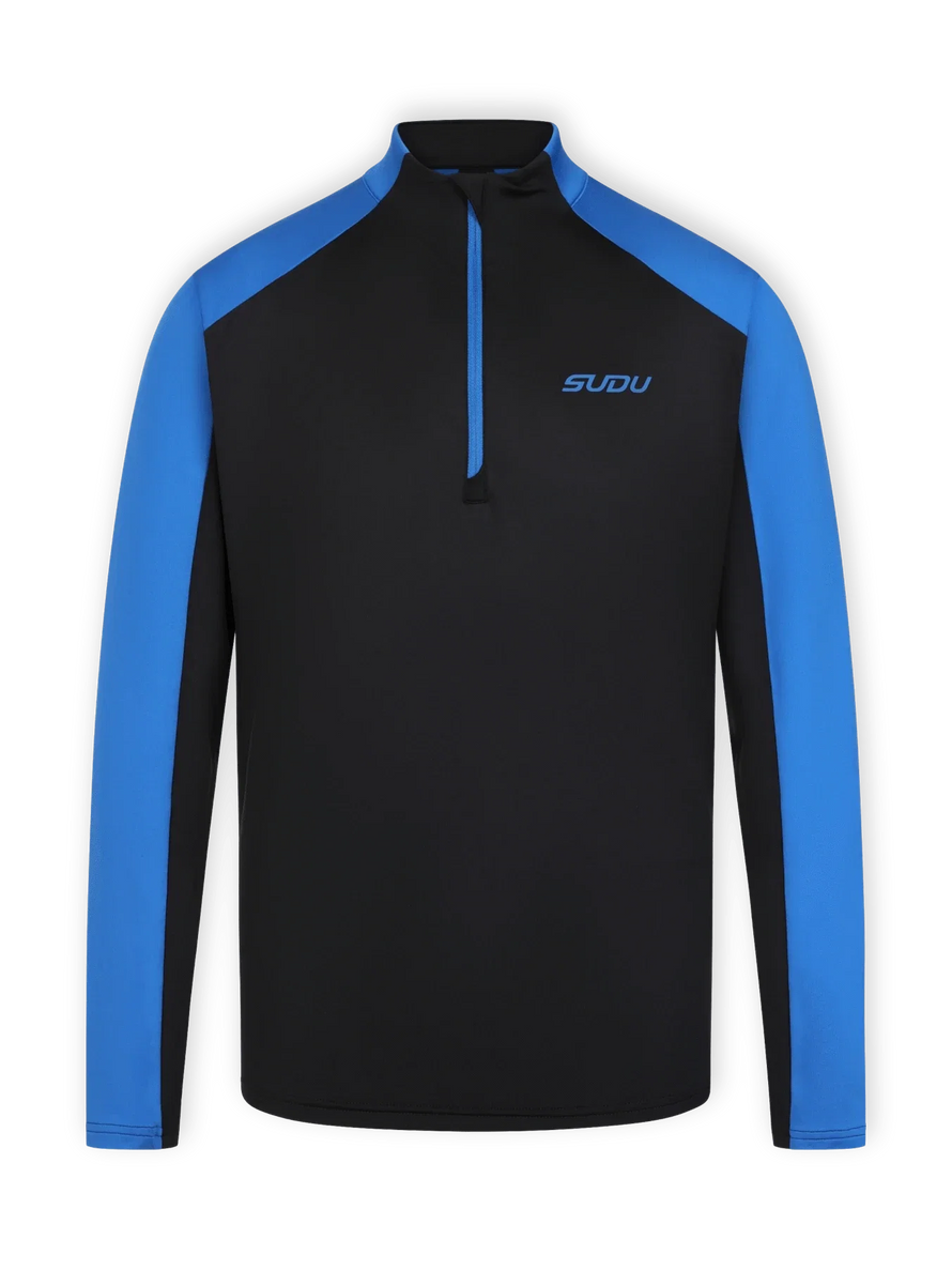 SUDU 1/4 Zip SPZ 01 Play 1/4 Zip - Blue/Black